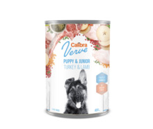 Konserv kutsikatele Calibra Verve GF Puppy & Junior kalkuni- ja lambalihaga, 400 g