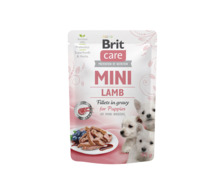 Konservtoit kutsikatele Brit Care Mini Puppy Lamb fillets in gravy, 85 g