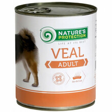 Konserv koertele Nature's Protection vasikalihaga, 800g