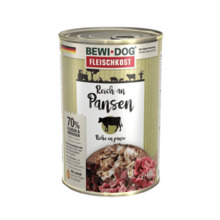 Konserv koertele Bewi Dog Rich in Tripe, 400 g