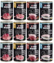 Konserv koertele Pan Mięsko, 400 g, 12 tk