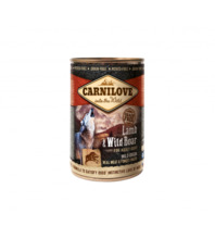 Konserv koertele Carnilove Wild Meat Lamb & Wild Boar, 400 g
