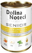 Konserv koertele Dolina Noteci PREMIUM Senior kanaga, porgandi ja basiilikuga, 400 g