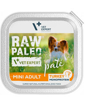 Konserv koertele Vetexpert Raw Paleo Pate Mini kalkuniga, 150g