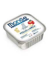Märgtoit koertele Monge Fruit Dog Monoprotein Junior kanaliha ja õunaga, 150 g