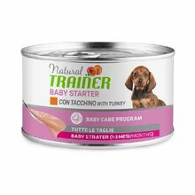 Märgtoit kutsikatele Natural Trainer Baby Starter Turkey, 140 g