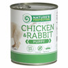 Konserv koertele Nature's Protection kanaliha ja küülikulihaga kutsikatele, 800 g