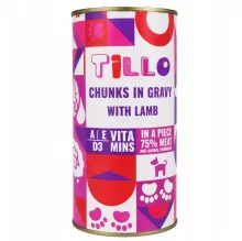 Konserv koertele Tillo Chunks in gravy Lamb, 1250 g
