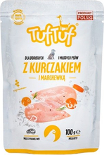 Märgtoit koertele Tuf Tuf kanaga ja porgandiga, 100 g