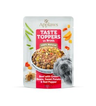 Koerte konserv Applaws Taste Toppers veiseliha ja köögiviljadega puljongis, 85 g