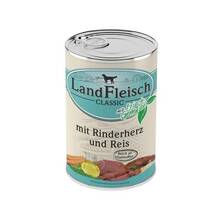 Konserv koertele LandFleisch veisesüdame ja riisiga, 400 g