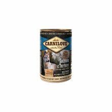 Konserv koertele Carnilove Wild Meat lõhe ja kalkuniga, 400 g