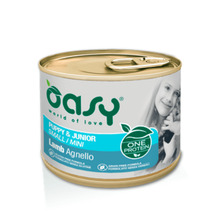Konserv koertele Oasy Puppy Mini lambalihaga, 200 g
