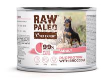 Märgtoit koertele Raw Paleo Pork & Lamb Adult, 200 g