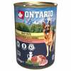 Konserv koertele Ontario Dog Adult Beef Pate ürtidega, 400 g