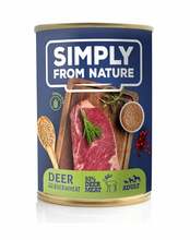 Koerte märgtoit Simply From Nature hirve ja tatraga, 400 g