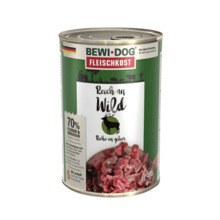 Konserv koertele Bewi Dog Venison hirvelihaga, 800 g