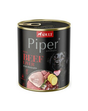 Märgtoit koertele Piper veisemaksa ja kartuliga, 800 g