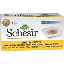 Märgtoit koertele Schesir kana ja singiga tarretises, 4 x 85 g