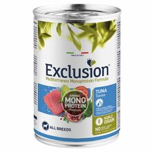 Konserv koertele Exclusion Mono Protein Mediterraneo tuunikalaga, 400 g