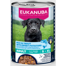Konserv koertele Eukanuba Life Care Adult Trout & Sweet Potatoes, 400 g