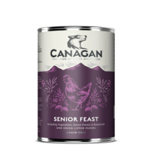 Konserv koertele Canagan Senior Fest kanaliha ja kalkuniga, 400 g