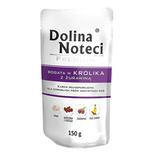 Konserv koertele Dolina Noteci Premium küülikuliha ja jõhvikatega, 150 g