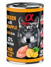 Koerakonserv Alpha Spirit kana ja ananassiga, 400 g