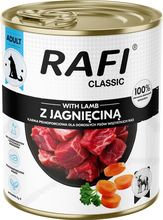 Konserv koertele Dolina Noteci Rafi Classic lambalihaga, 800 g