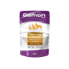 Gemon Puppy märgtoit kutsikatele kanaga, 100 g, 12 tk