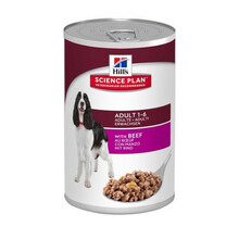 Märgtoit koertele Hill's Science Plan Canine Adult Beef, 370 g