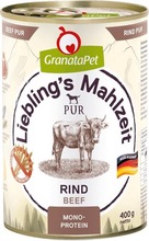 Märgtoit koertele Fox4Pets GranataPet Lieblings Mahlzeit Beef, 400 g