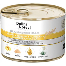 Konserv koertele Dolina Noteci Premium Junior kanamahu ja vasikamaksaga, 185 g