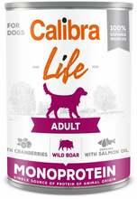 Konserv koertele Calibra Dog Life Adult Wild Boar & Cranberries, 400 g