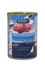 Konserv koertele Dr. Clauder's Poultry Hearts kanasüdamega, 400 g