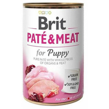 Märgtoit kutsikatele Brit Care Chicken & Turkey for Puppy, 400 g