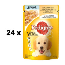 Konservtoit kutsikatele Pedigree Junior, kanaga, 100 g
