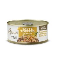 Märgtoidu lisand koertele Applaws Taste Toppers kanaliha ja köögiviljadega puljongis, 156 g