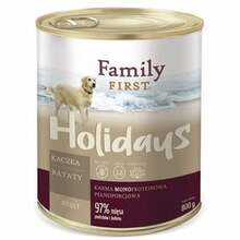 Märgtoit koertele Family First Holidays pardiga ja maguskartuliga, 800 g