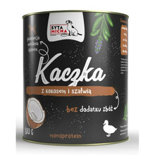 Märgtoit koertele Syta Micha pardiga, kookose ja salveiga, 800 g