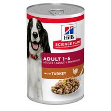 Märgtoit koertele Hill's Science Plan Canine Adult kalkuniga, 370 g