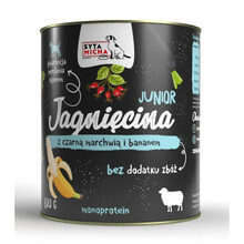 Märgtoit kutsikatele Syta Micha Junior Lamb musta porgandi ja banaaniga, 800 g
