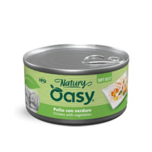 Konserv koertele Oasy Natury Soft Jelly kanaliha ja köögiviljadega, 150 g