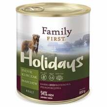 Märgtoit koertele Family First Holidays veiselihaga, 400 g