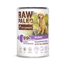 Märgtoit kutsikatele Raw Paleo Duck & Boar Puppy, 400 g