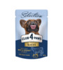 Konserv koertele Club 4 Paws Premium Selection veise- ja köögiviljadega, 85 g
