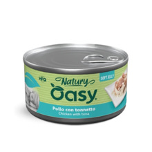 Konserv koertele Oasy Natury Soft Jelly kanaliha ja tuunikalaga, 150 g
