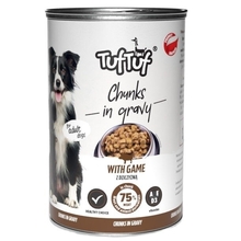 Märgtoit koertele Tuftuf lihapalad ulukilihaga, 1250 g