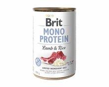 Konserv koertele Brit Care Mono Protein Lamb & Rice, 400 g