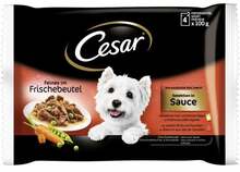 Konserv koertele Cesar veiseliha/kanaliha, 100 g, 4 tk